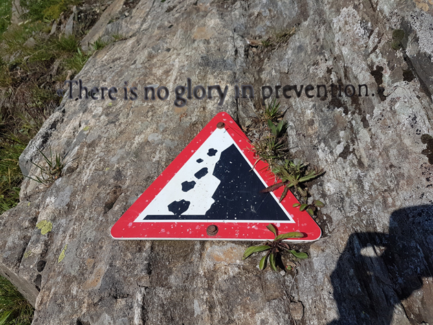 ... falling rocks!