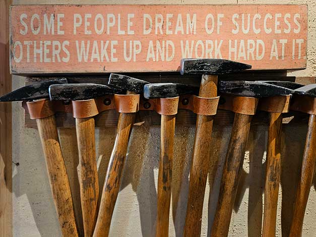... take a hammer!