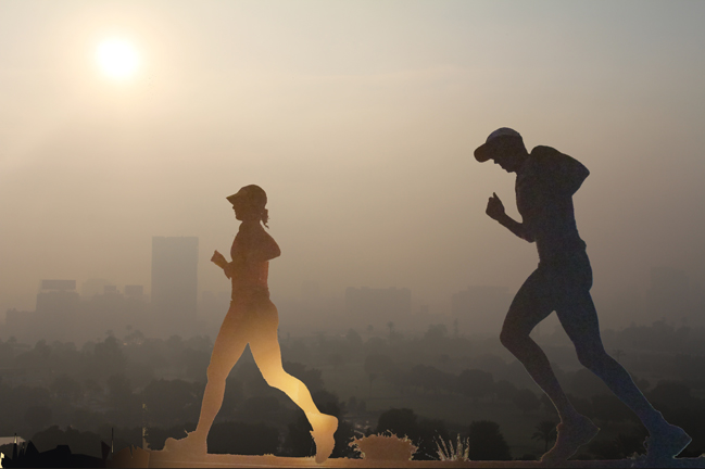 Sunset walk